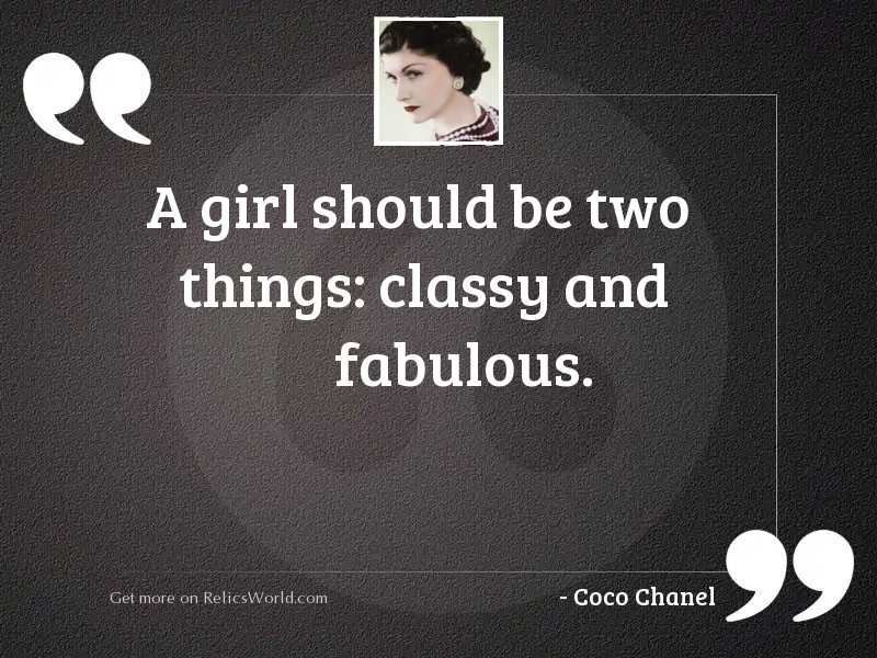 Meaning of classy and fabulous