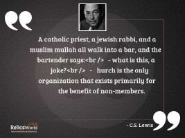 A Catholic priest a Jewish