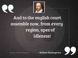 And to the English court