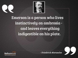 Emerson is a person who