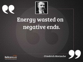 Energy wasted on negative ends