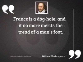 France is a dog hole,