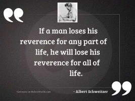 If a man loses his