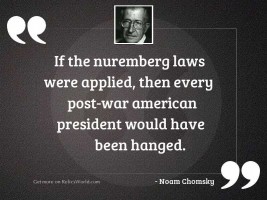 If the Nuremberg laws were