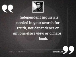 Independent inquiry is needed in