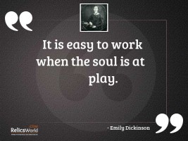 It is easy to work
