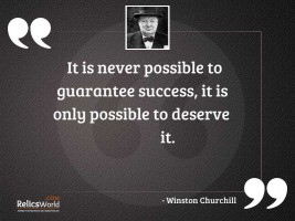 It is never possible to
