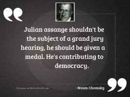 Julian Assange shouldn't be