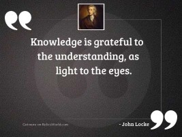 Knowledge is grateful to the