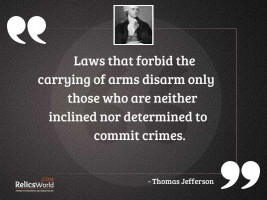 Laws that forbid the carrying