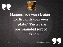 Magnus you were trying to