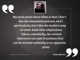 My main point about films