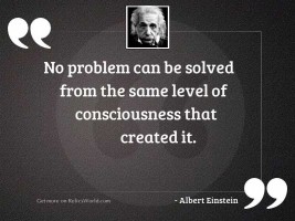 No problem can be solved