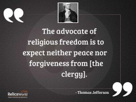 The advocate of religious freedom