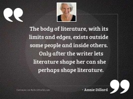 The body of literature with
