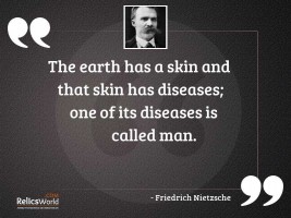 The earth has a skin