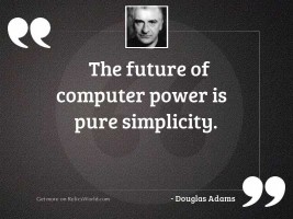 The future of computer power