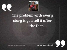 The problem with every story