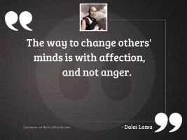 The way to change others'