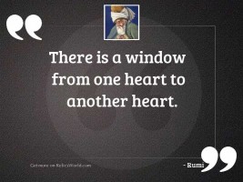 There is a window from
