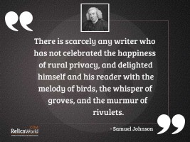 There is scarcely any writer