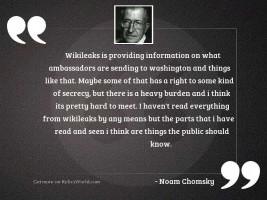 Wikileaks is providing information on