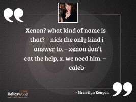 Xenon What kind of name