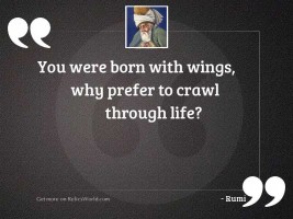 You were born with wings, 