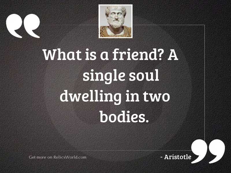 What is a friend? A 